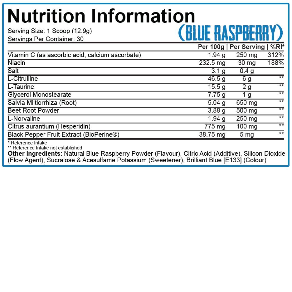 5%nutrition - Full as f*ck Label